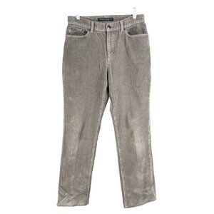 Lauren Jeans Co Ralph Lauren Women 4 Honey Tan Wide Wale Corduroy Pants Timeless